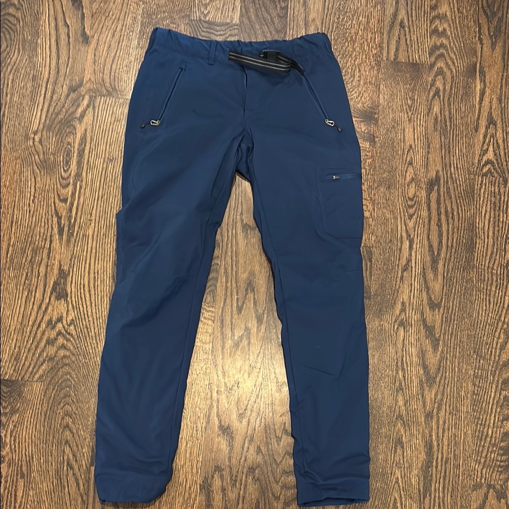 Uniqlo Fleece Lines Deep Blue Pants